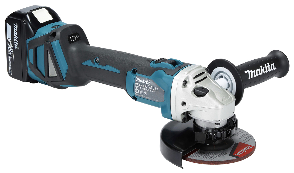 Makita Akku-Winkelschleifer DGA511Z 18V 125mm bürstenlos variable Drehzahl
