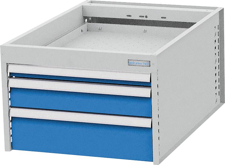 Bedrunka + Hirth Hängeschubladenblock 3 Schubladen