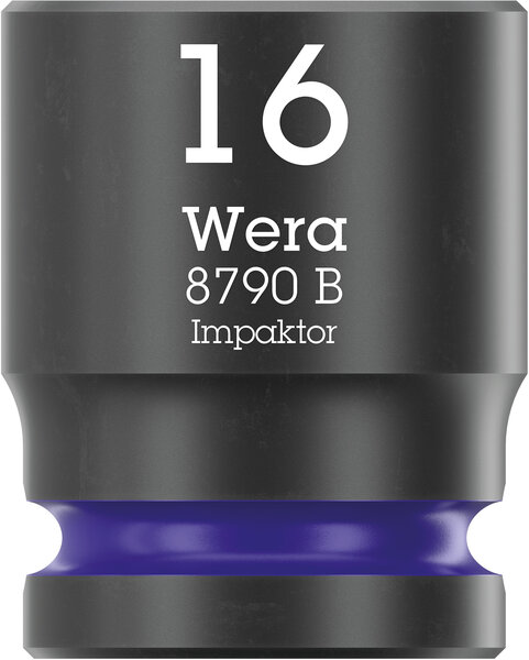 8790 B Impaktor socket with 3/8&quot; drive, 16 x 30 mm