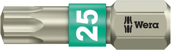 3867/1 TS TORX® bits, stainless, TX 25 x 25 mm