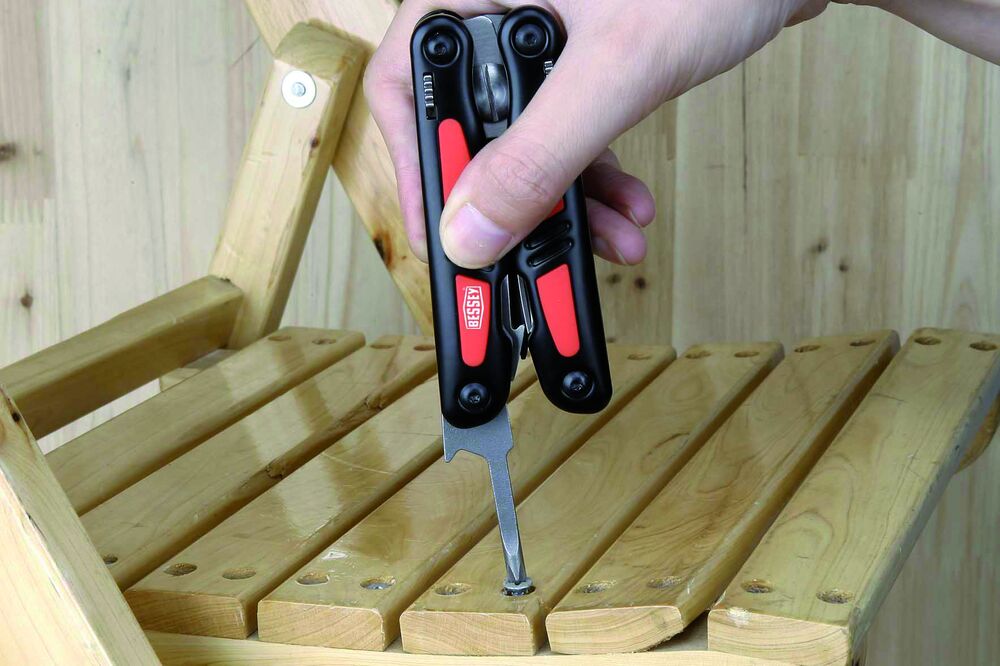 Bessey Multifunktionswerkzeug DBST mit großer Schere und Gürteltasche