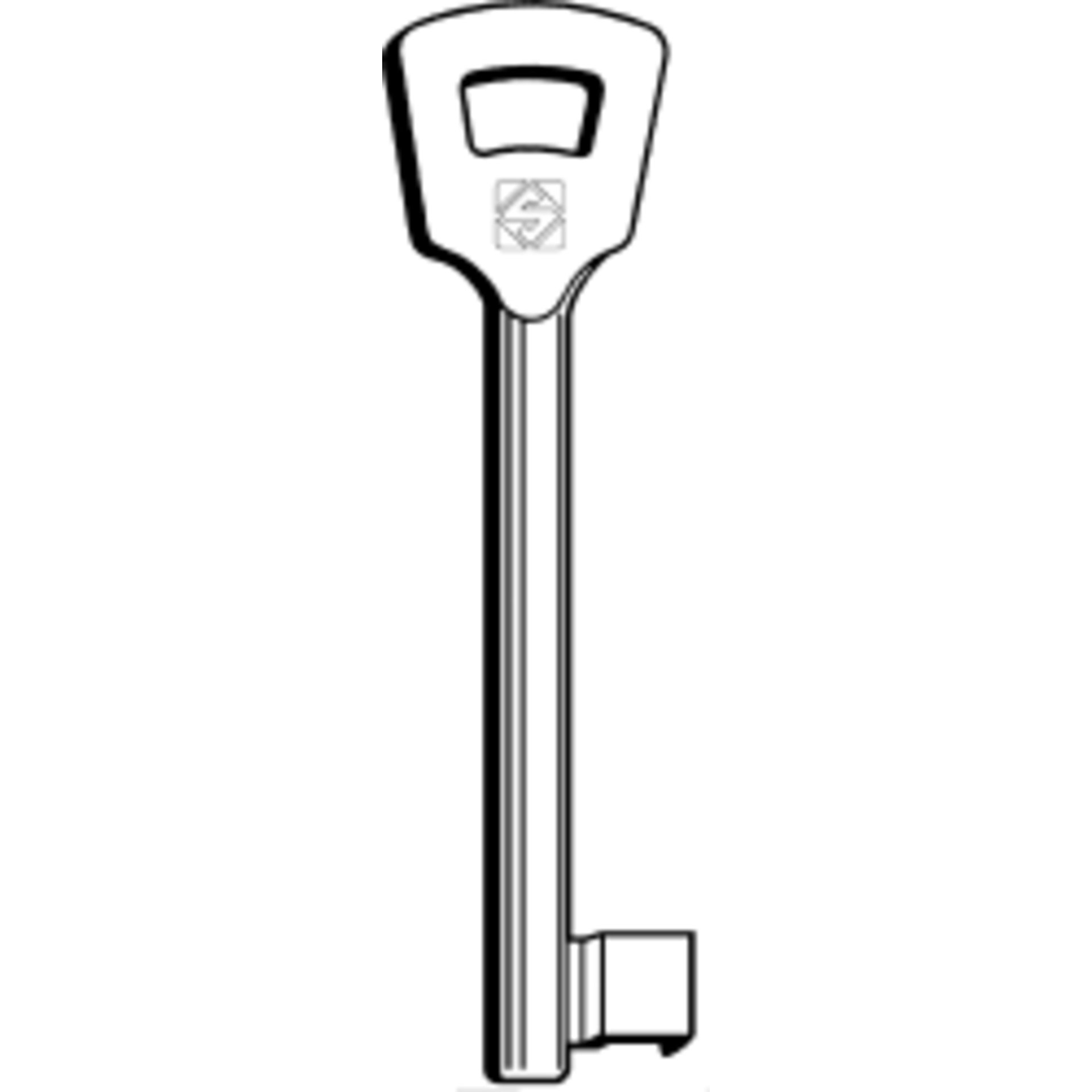 ZT Buntbart Schlüssel lange Ausf.