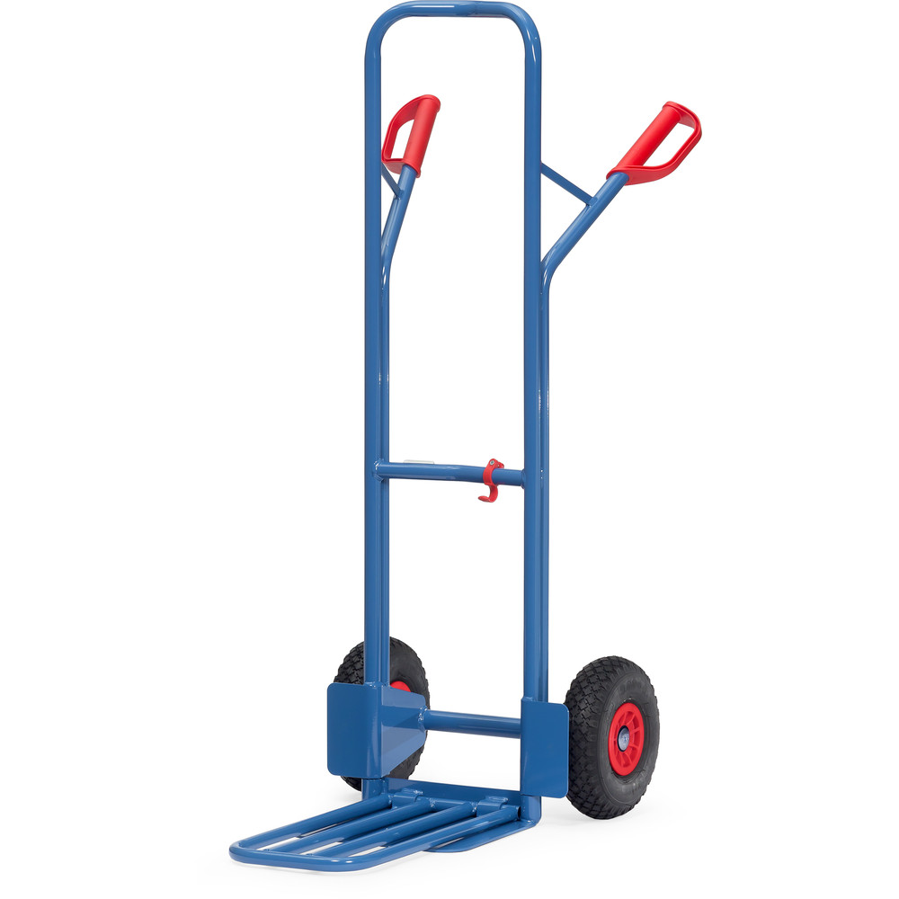 Fetra Paketkarre K1326P PU-Bereifung 300kg Stahlrohr