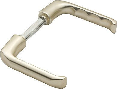 HOPPE Drückerpaar London 113H, 10mm, TS 53-73,neusilberfarben eloxiert