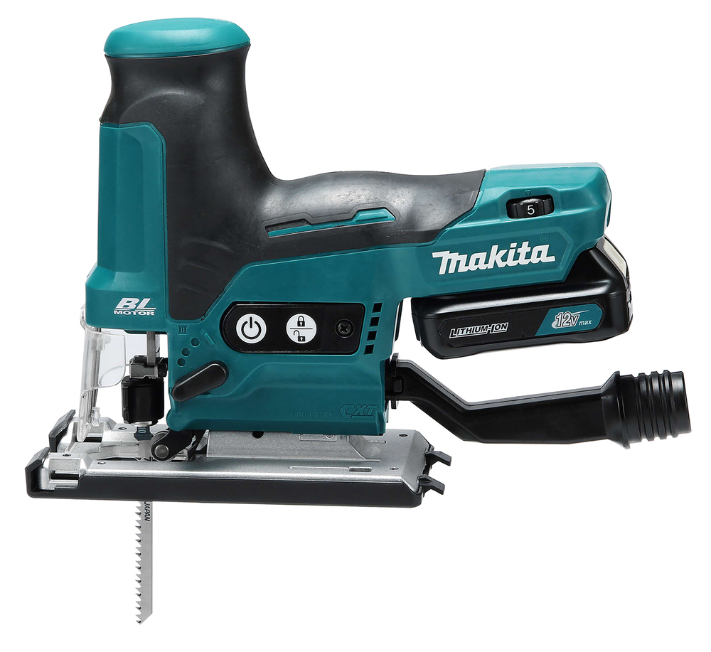 Makita Akku-Pendelhubstichsäge JV102DZ 12Vmax 90mm 800-3000min⁻¹ bürstenloser Motor