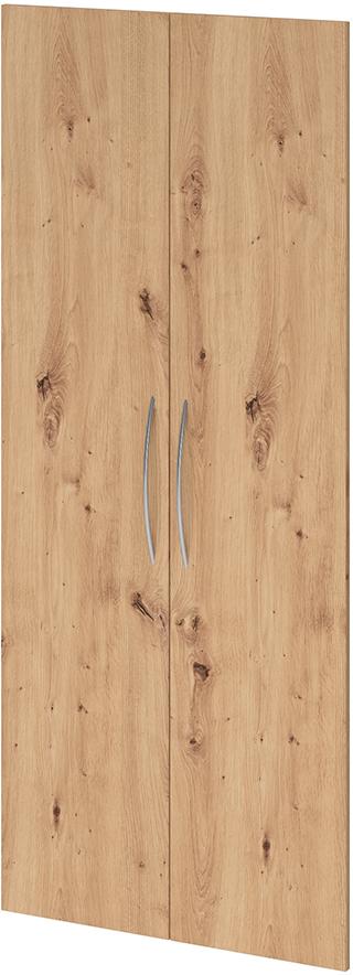 Hammerbacher Drehtüren mit Bogengriff Paar Türen 5OH Asteiche nicht abschließbar Türstärke = 1,6 cm