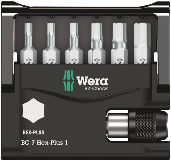 Bit-Check 7 Hex-Plus 1, 7 pieces