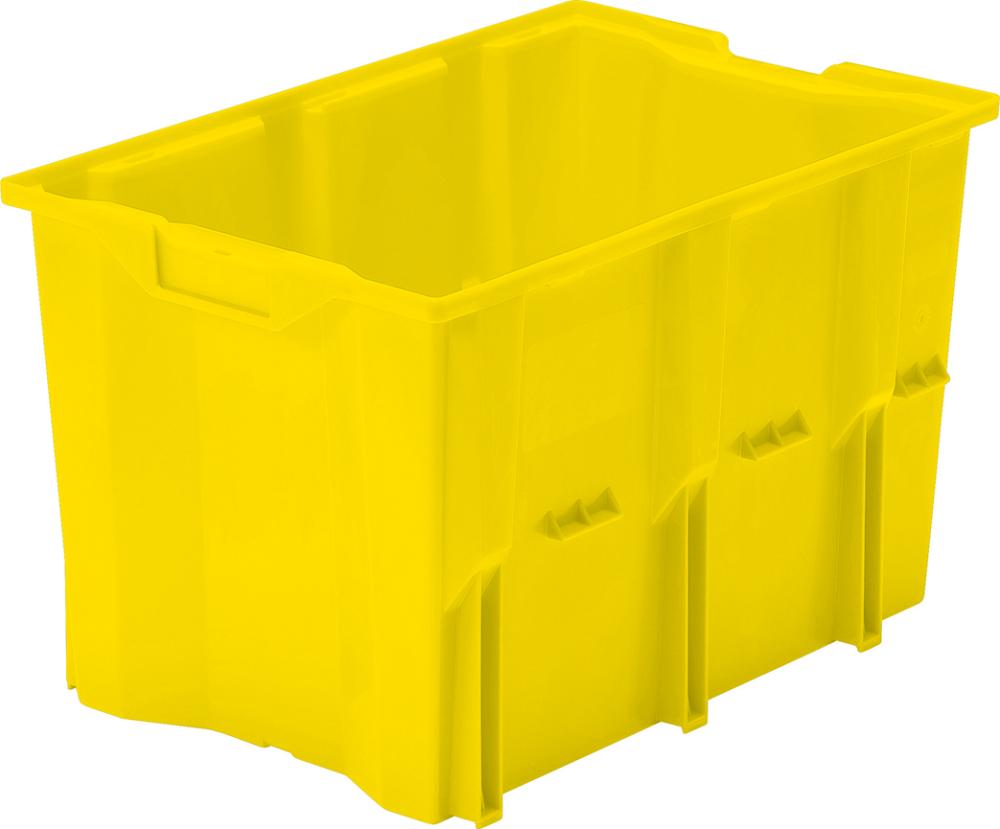Produktbild LA-KA-PE Drehstapelbehälter Serie DLK, gelb