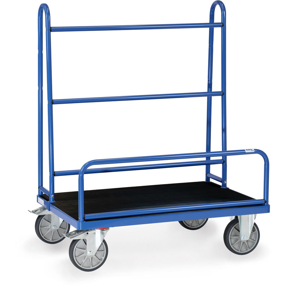 Fetra Plattenwagen 4432 600 kg Stahlrohr Ladefläche mit Riefengummi 1070x435mm TPE-Bereifung