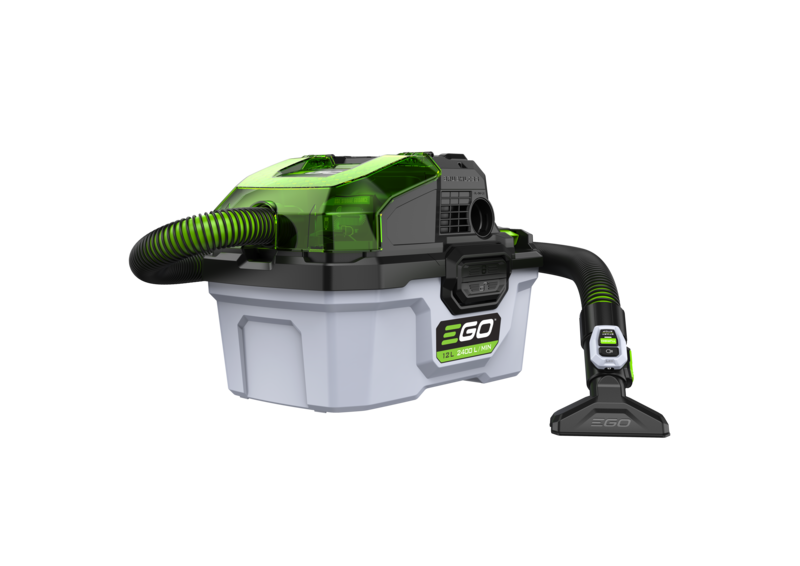 EGO WDV0300E Kompakter Nass- und Trockensauger 12L 149 mbar