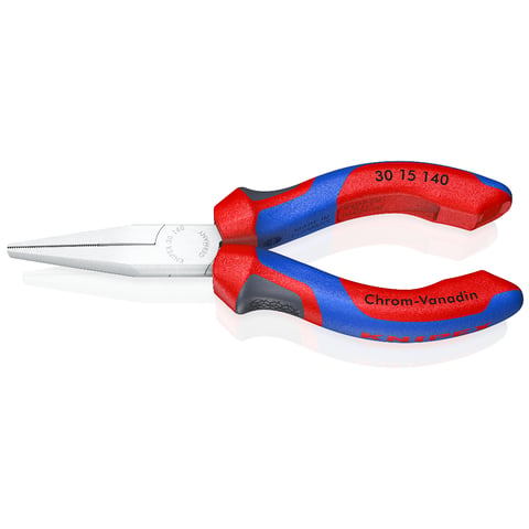 Knipex Langbeckzange 30 15 140 140 mm verchromt mit Mehrkomponenten-Hüllen