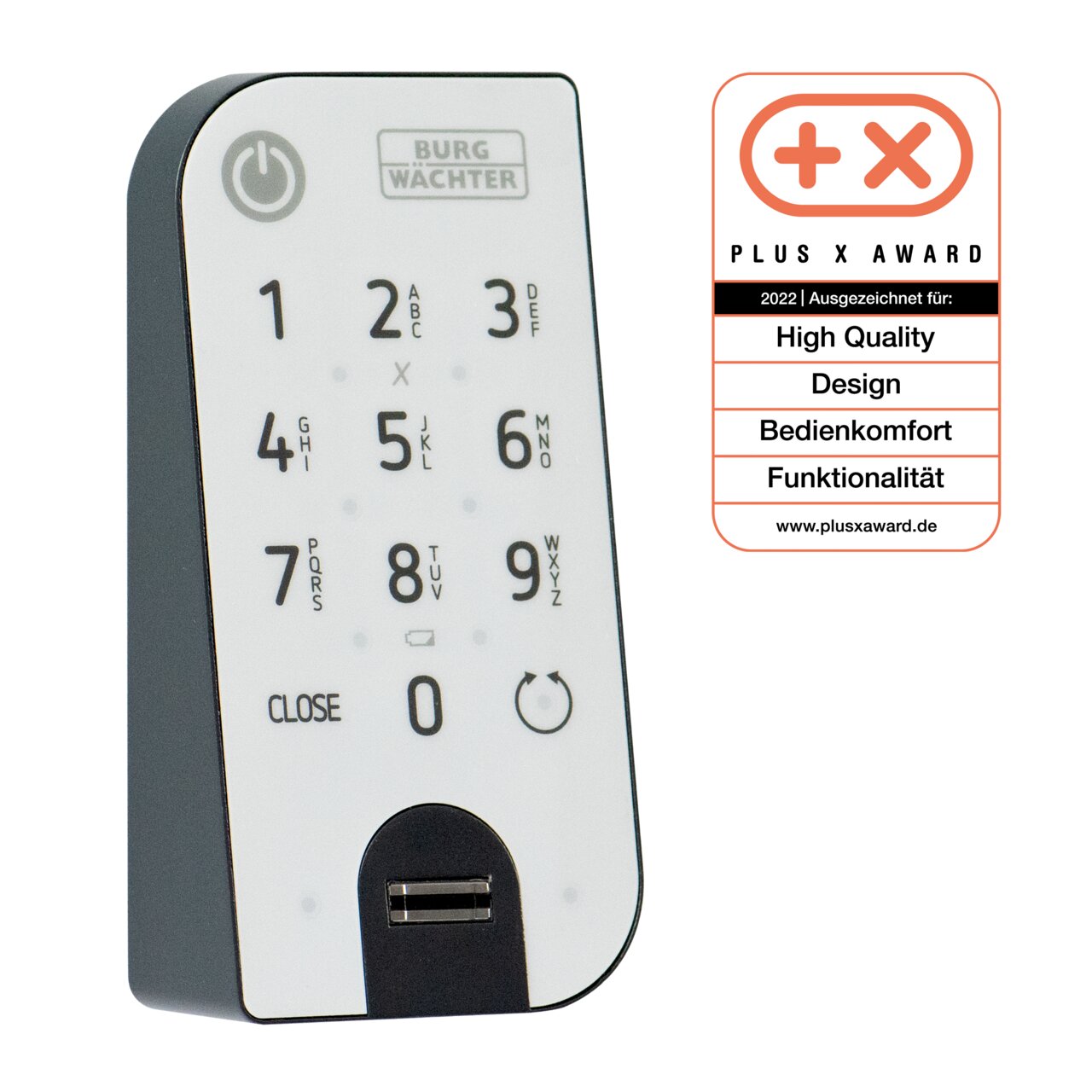 Burg Wächter ENTRY 7712 Keypad FP Tastatur mit Fingerprint und Code