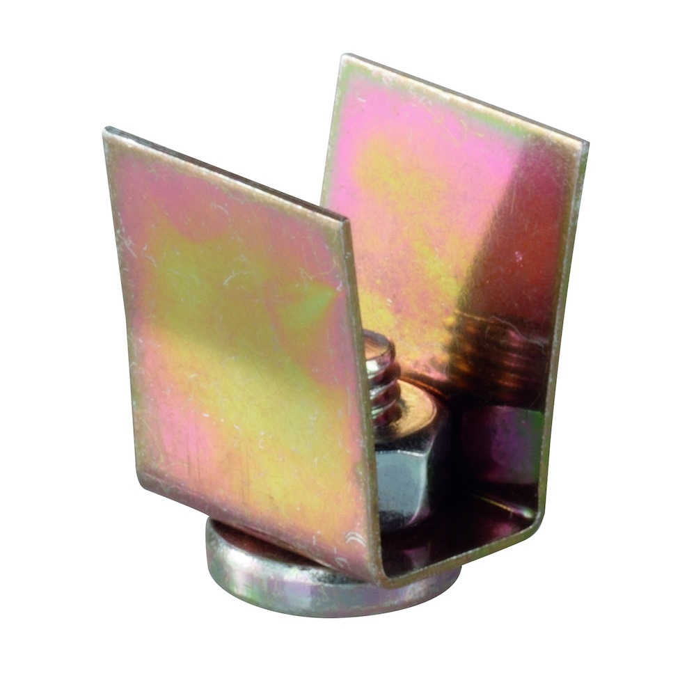 Produktbild Schiebetor-Schienenstopper,13 P,Stahl galvanisch verzinkt