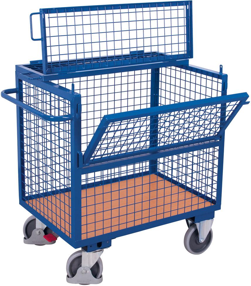 VARIOfit Drahtkastenwagen mit Deckel
