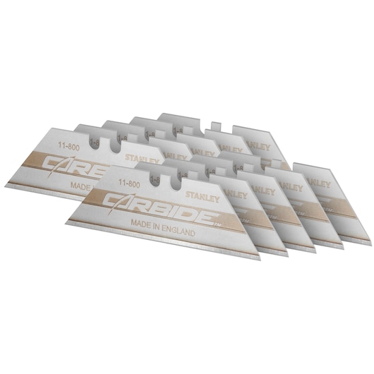 Stanley Carbide Trapezklingen 2-11-800 10 Stück 62x19mm Wolframkarbid-beschichtet