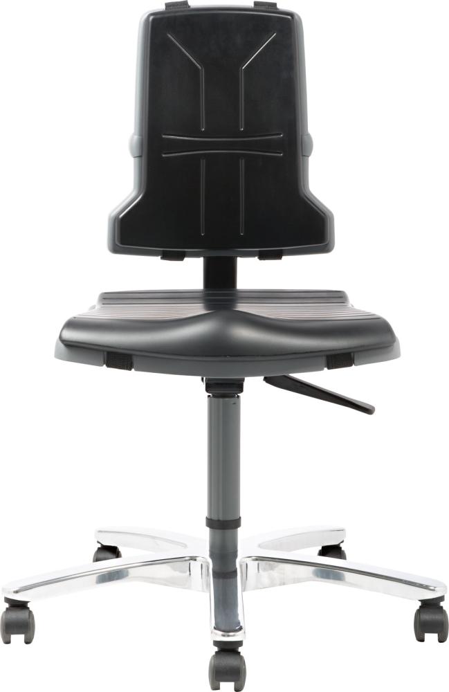 bimos Bimos Arbeitsstuhl 9816-2000 Sintec 160 Sitzhöhe 450-600 mm mit Gleiter,PU schwarz