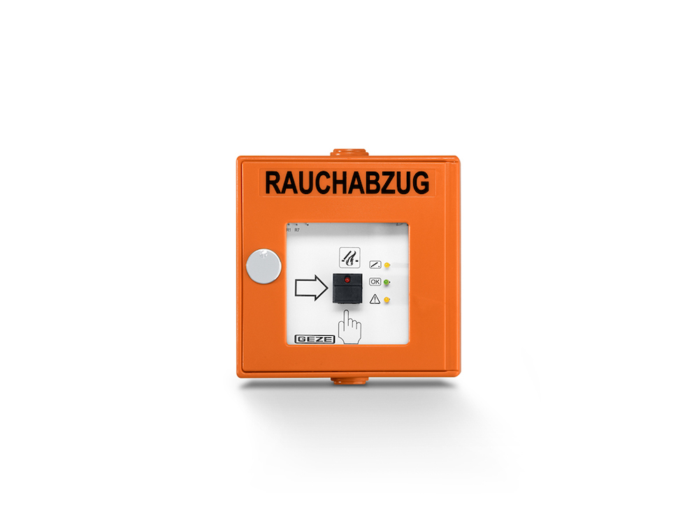 RWA-Feuertaster, FT 4 K, Aufputz, 24V DC, Kunststoff orange