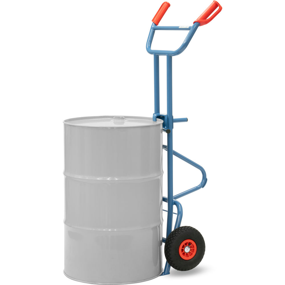 Fetra Fasskarre 1066 Stahlrohr Luftbereifung 200-Liter-Fässer