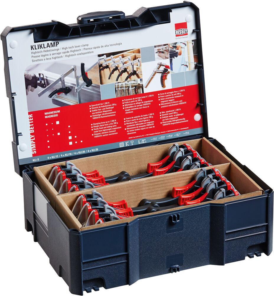Bessey Hightech-Hebelzwinge KliKlamp Systainer KLI-S KLI-S