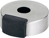 HOPPE Türstopper E484,Bodenmontage,H 18mm,edelstahl matt