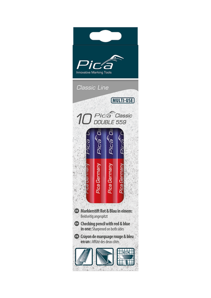 Pica Classic Doppel-Markierstift rot & blau 559 17,5cm