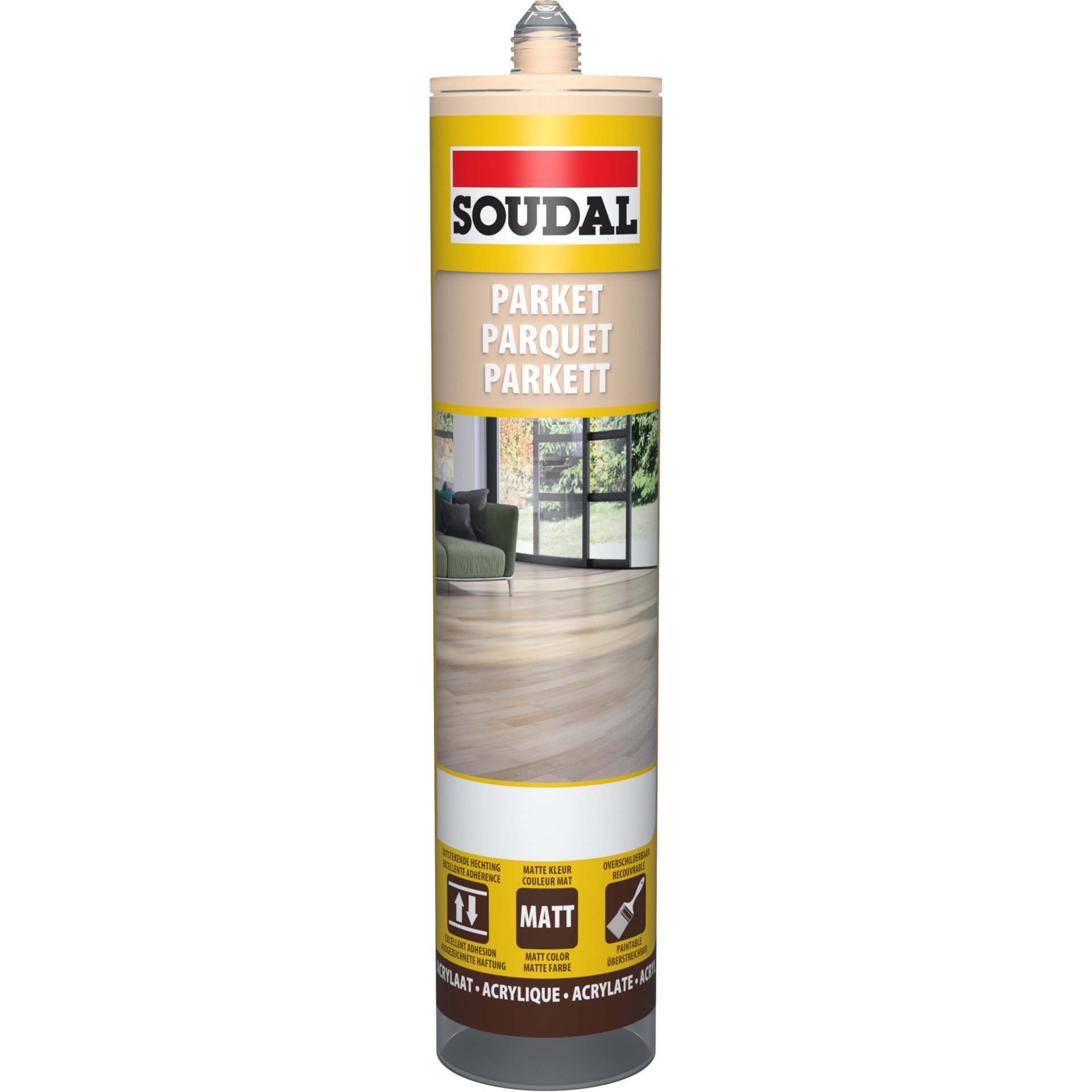 Soudal Parkett, Holz & Laminat 300 ml Buche