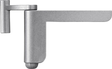 Abus Türschließer 2603 S silber für Türen bis 20 kg ohne Bohren