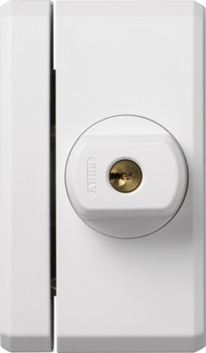 Abus Zusatzschloss FTS96 W AL0125 weiß abschließbar gleichschließend