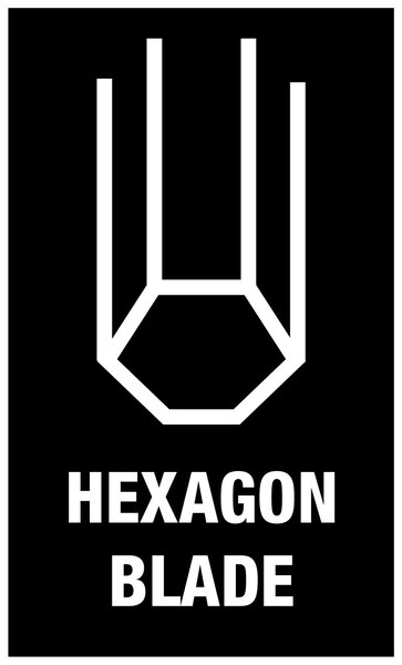 Hexagonal blade, Logo