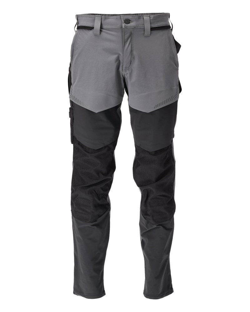 Mascot Hose mit Knietaschen, ULTIMATE STRETCH Hose Größe 90C49, anthrazitgrau/schwarz