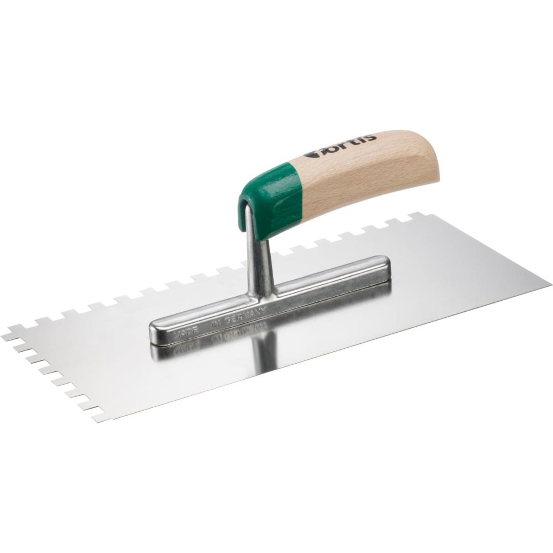 Fortis Glättekelle gezahnt rfr. 280x130mm 8x 8mm