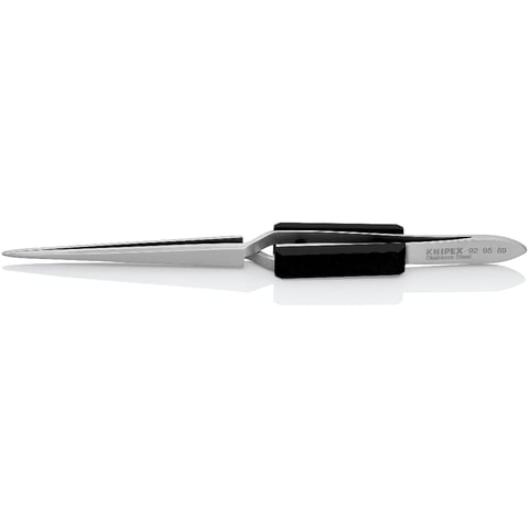 Knipex Universalkreuzpinzette 92 95 90 gewinkelt 40° Edelstahl 160 mm