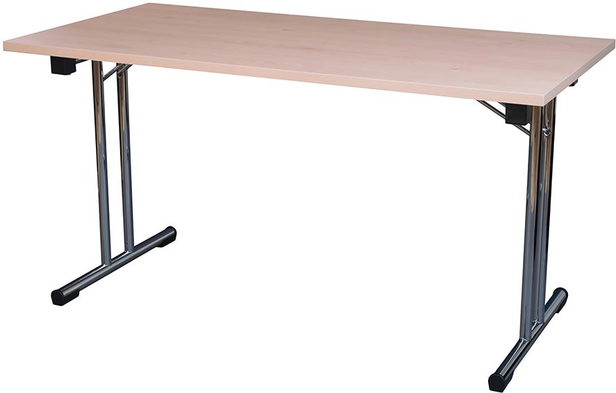 Klapptisch mit geraden Kufen, Buchedekor