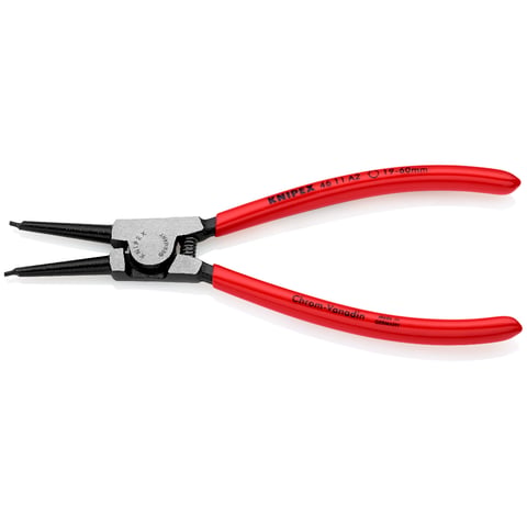 Knipex Sicherungsringzange 46 11 A2 für Außenringe auf Wellen 180mm Chrom-Vanadium-Stahl
