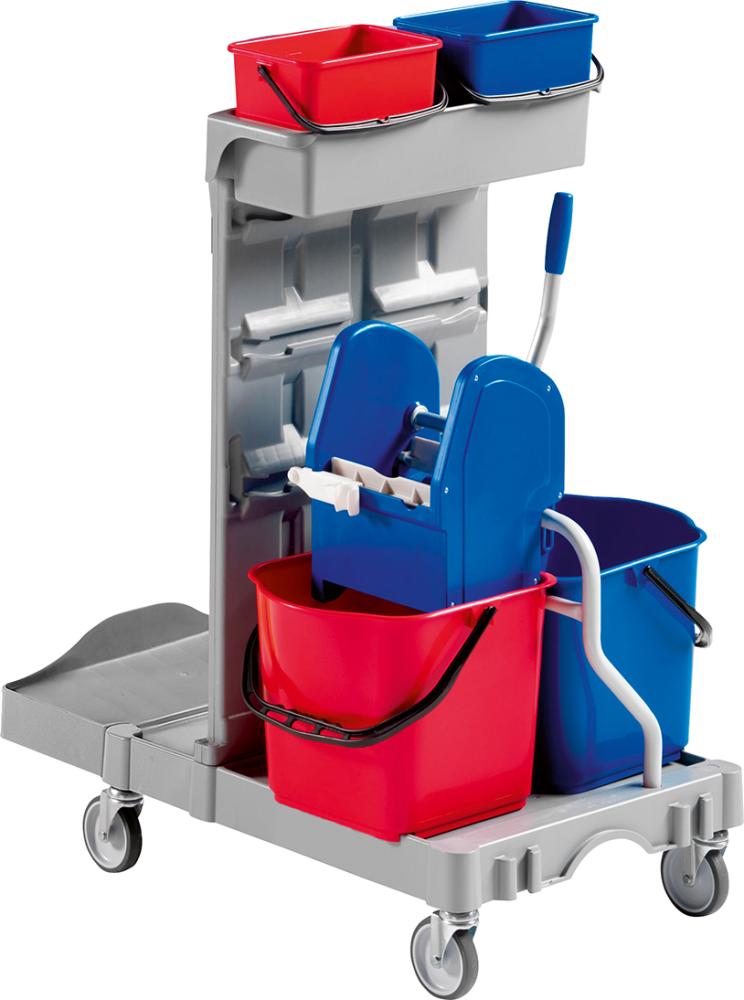 EVO Products Reinigungswagen Poly II 970x680x1110 2x15l