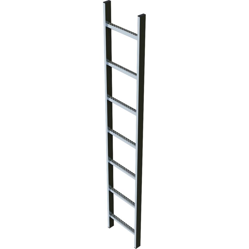 ZARGES Schachtleiter Edelstahl 4 Sprossen 47351