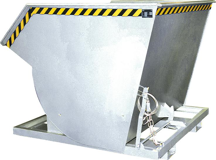 Bauer Südlohn Kippbehälter BKM 2000 l B1560xT1810xH1480 mm vzk Tragkraft 3000kg mit Abrollsystem