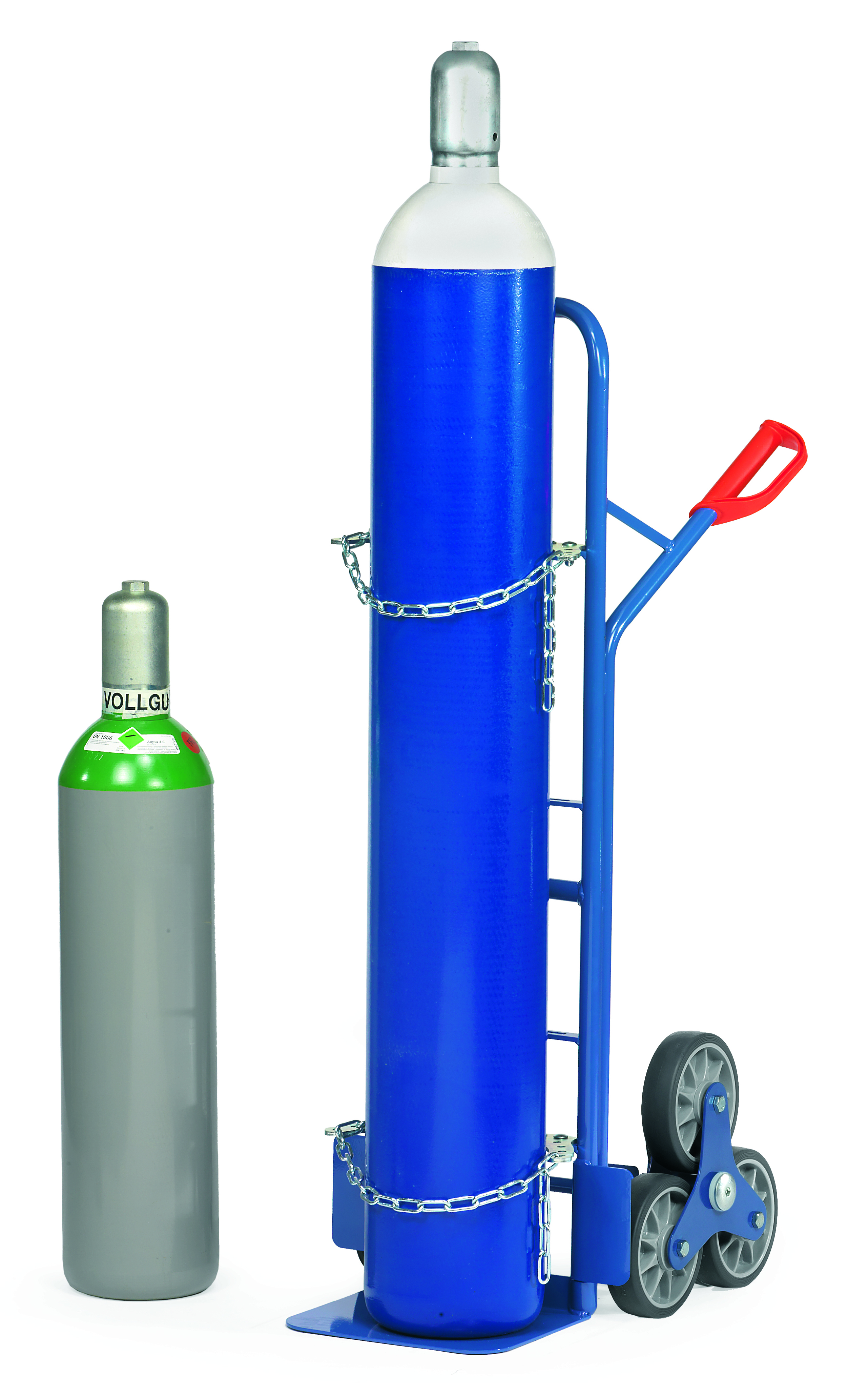 Anwendungsbild Stahlflaschen-Treppenkarre