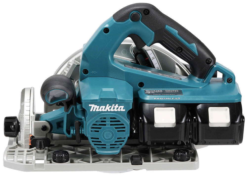 Makita Akku-Handkreissäge DHS782ZJ 2x18V LXT bürstenlos 62,5mm Schnitttiefe im MAKPAC