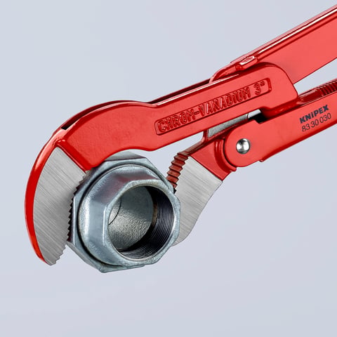 Knipex Rohrzange S-Maul 83 30 030 680mm 120mm Chrom-Vanadium-Stahl