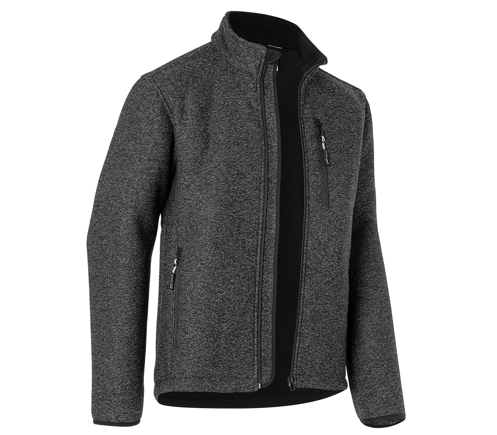 KÜBLER Strick Fleecejacke