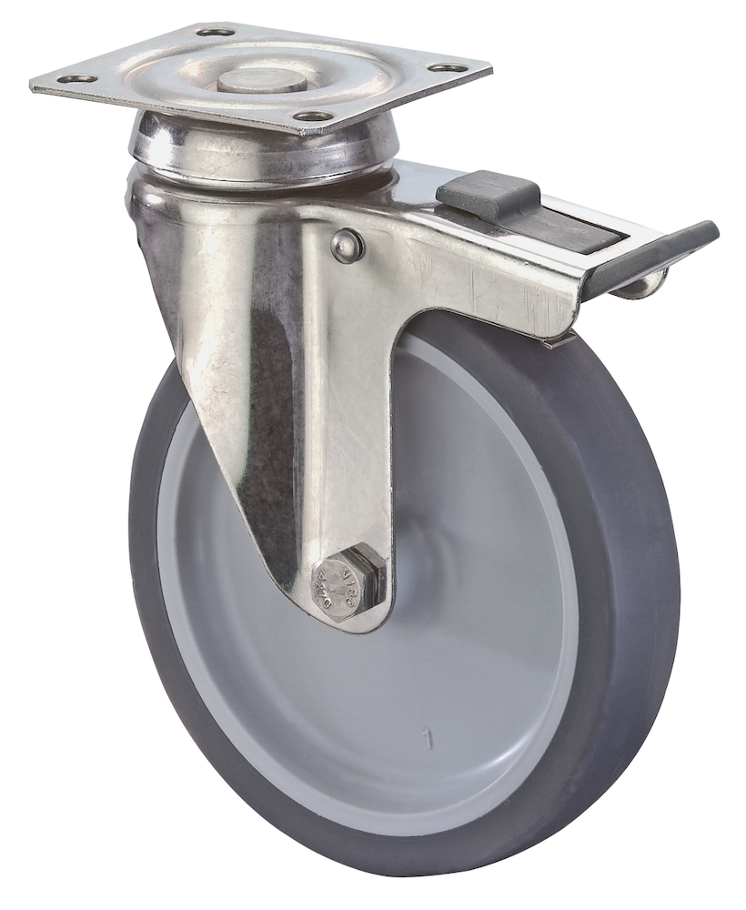 BS ROLLEN Lenkrolle mit Platte G120.A80