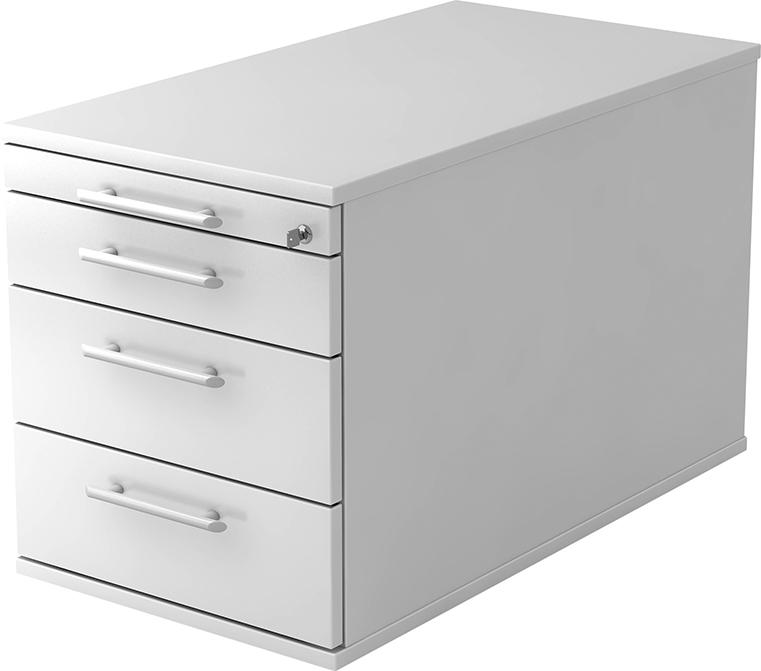 Hammerbacher Rollcontainer TC30 42,8x80x51,2 cm Weiß