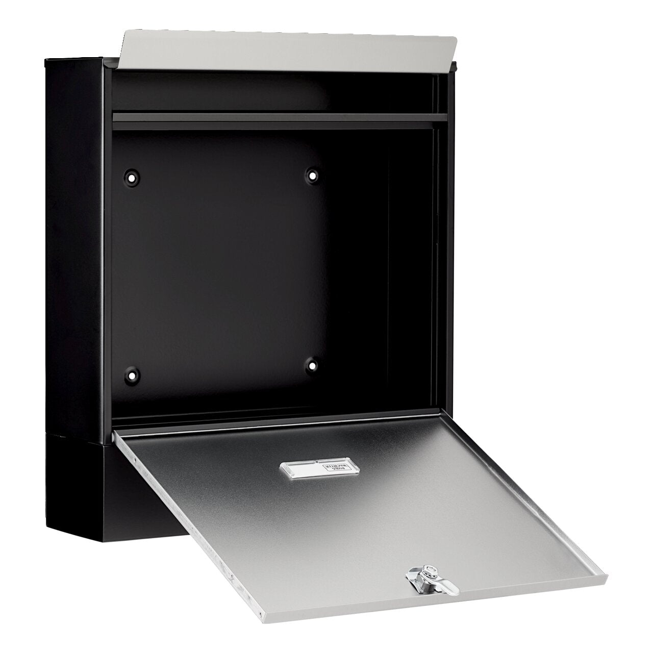 Burg Wächter Briefkasten Oxford-Set 68770 B+S Stahl Edelstahl schwarz