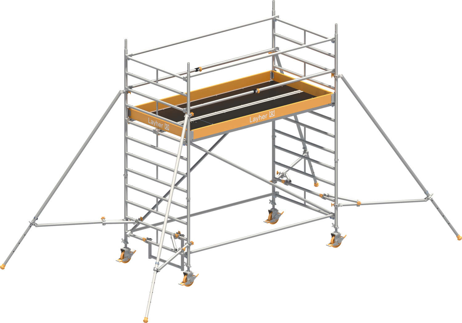 Layher Uni Breit P2 mit Uni Telegeländer Product picture