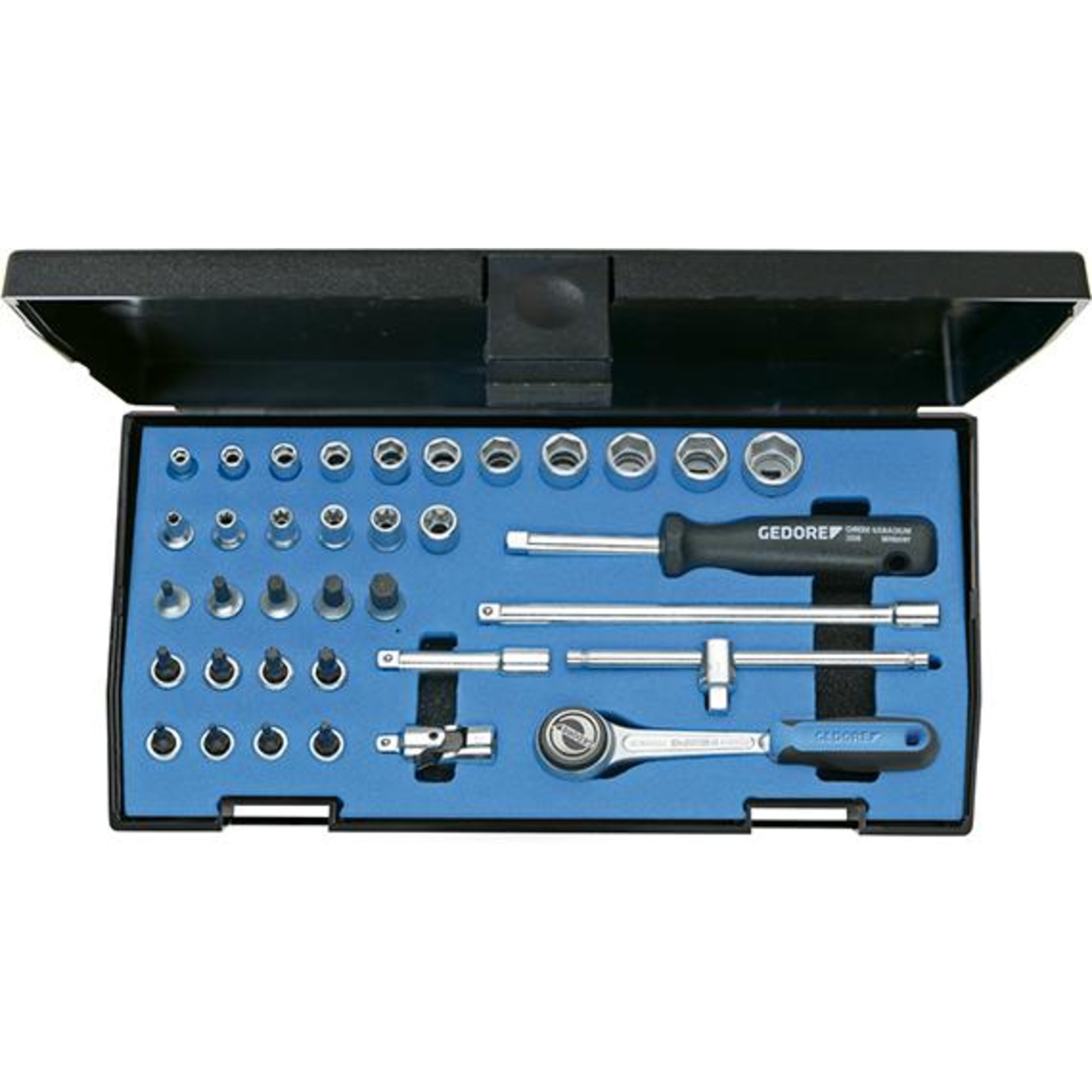 Gedore Steckschlüssel-Satz 1/4 36-tlg