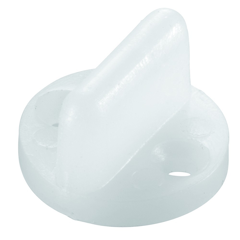Schr.tür-Führungsgleiter, 14 R,H 12,6mm, Kunststoff, weiß