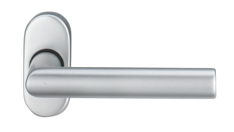 FORMAT Drücker-Halbgarnitur ohne Schlüsselrosette, FO-1080, Aluminium