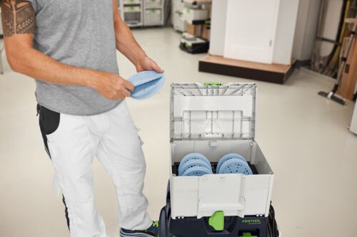 Anwendungsbild Schleifmittel-Systainer³ Granat D150 GR SYS