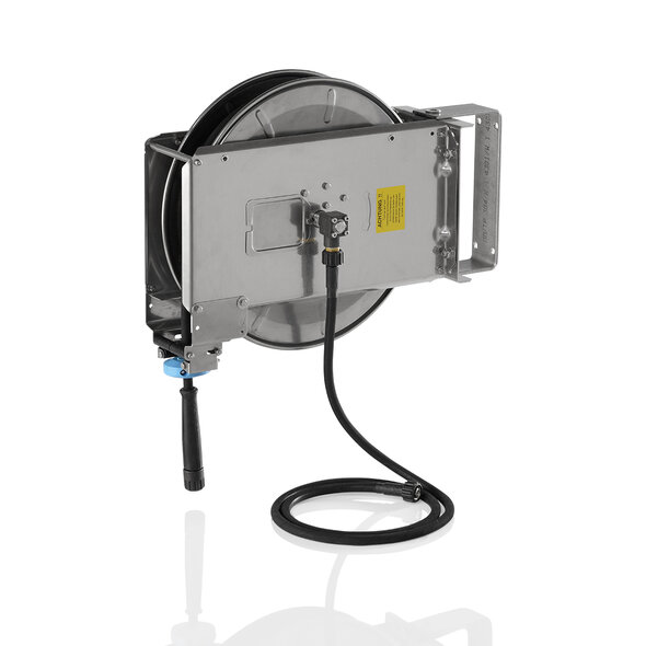 Kränzle Automatik-Schlauchtrommel Edelstahl 412691 mit 30m HD-Schlauch